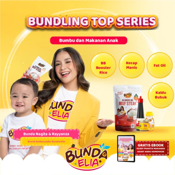 Bundling TOP Series: BB Booster Rice, Fat Oil, Kaldu MPASI, & Kecap MPASI
