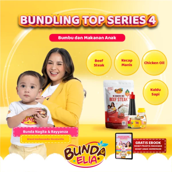 Bundling TOP Series: BB Booster Rice, Fat Oil, Kaldu MPASI, & Kecap MPASI