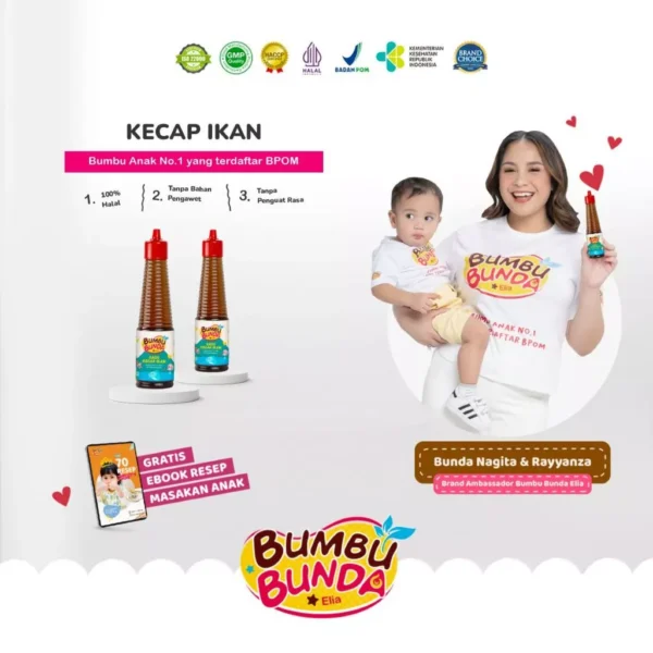 Kecap Ikan Non MSG – Kecap Halal untuk MPASI, Anak, dan Bayi