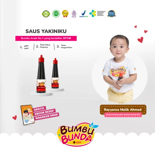Saus Yakiniku Non MSG & Non Pengawet – Saus Anak dan MPASI (140 ml)