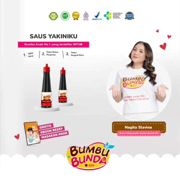 Saus Yakiniku Non MSG & Non Pengawet – Saus Anak dan MPASI (140 ml)