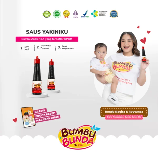 Saus Yakiniku Non MSG & Non Pengawet – Saus Anak dan MPASI (140 ml)